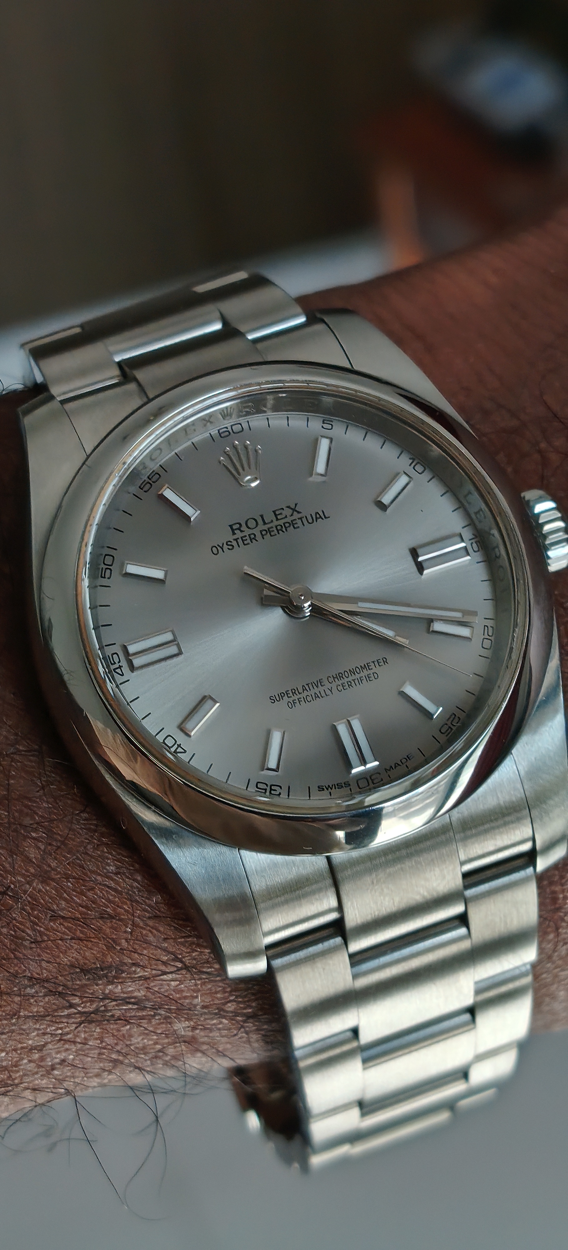 Rolex Oyster Perpetual 36 in excellent condition. view 1