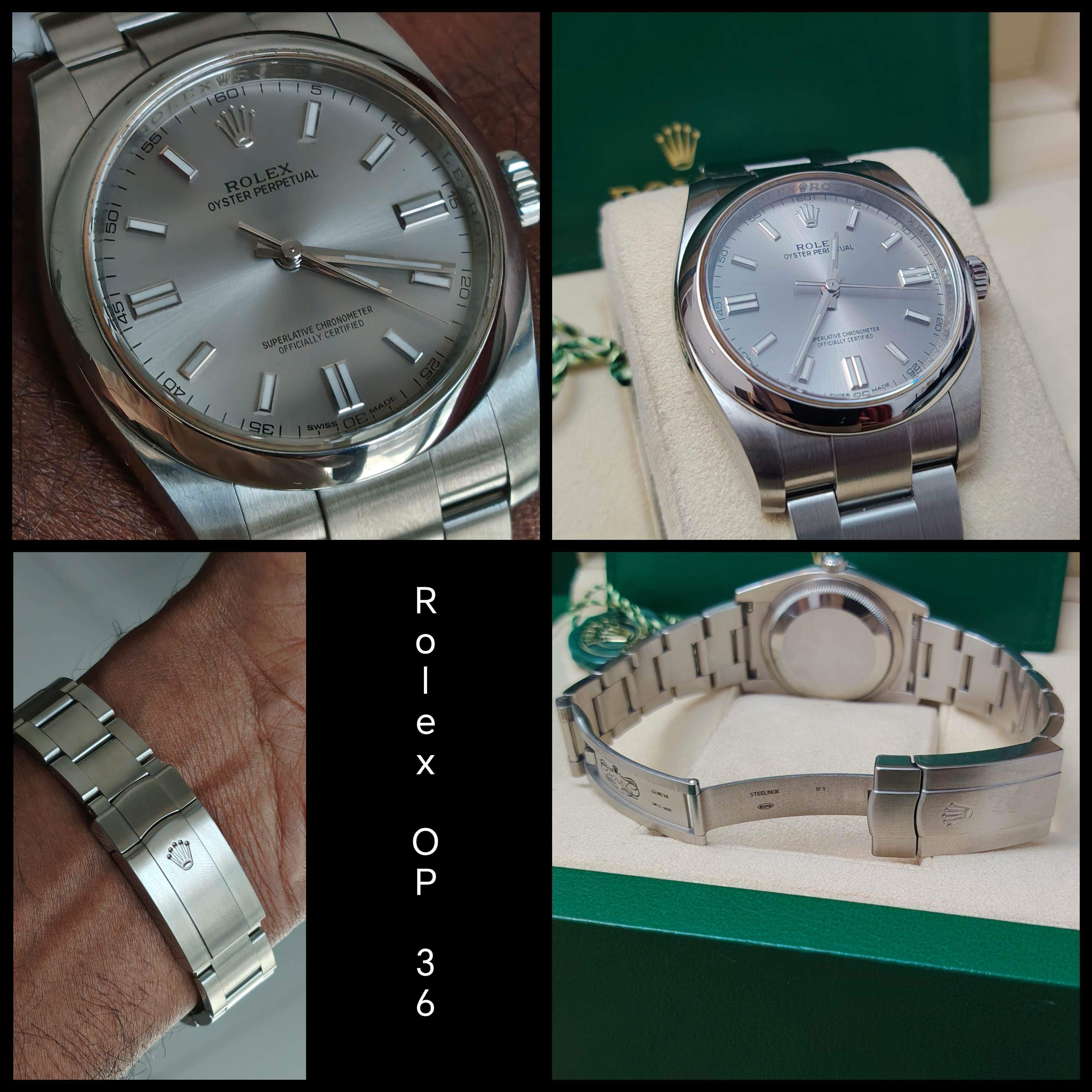 Rolex Oyster Perpetual 36 in excellent condition. luxury watch